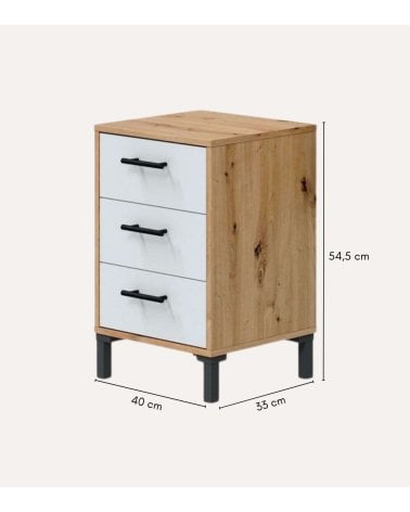 Cabecero con 2 Mesillas Velvet de Melamina