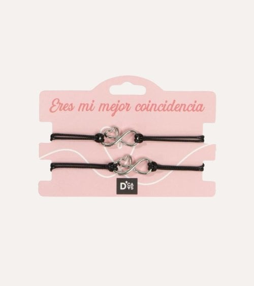 Pulsera de la Amistad Infinita de Metal