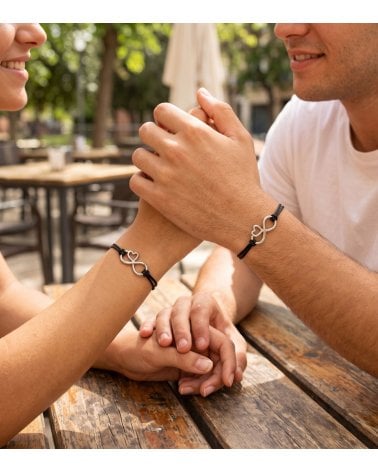 Pulsera de la Amistad Infinita de Metal
