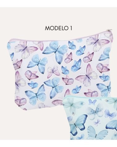Neceser con Mariposas de Algodón