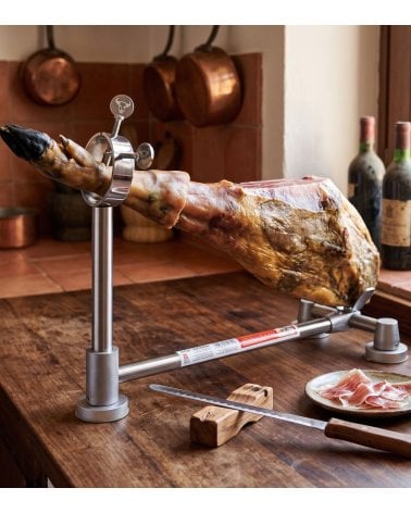 Jamonero con Succión de Acero Inoxdidable