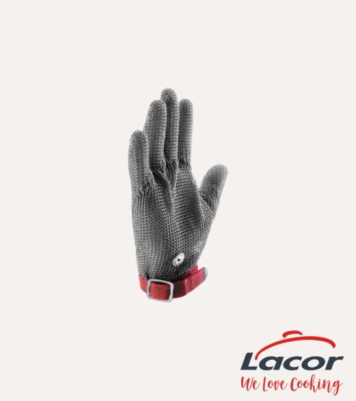 Guante Cota Protector con Correa de Acero Inoxidable