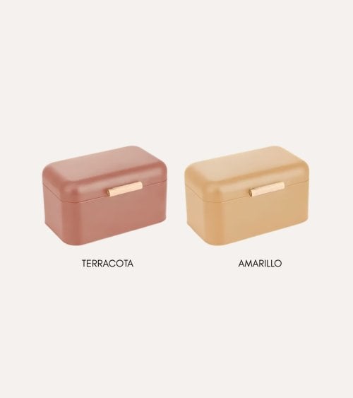 Panera Metálica con Asa de Bámbu