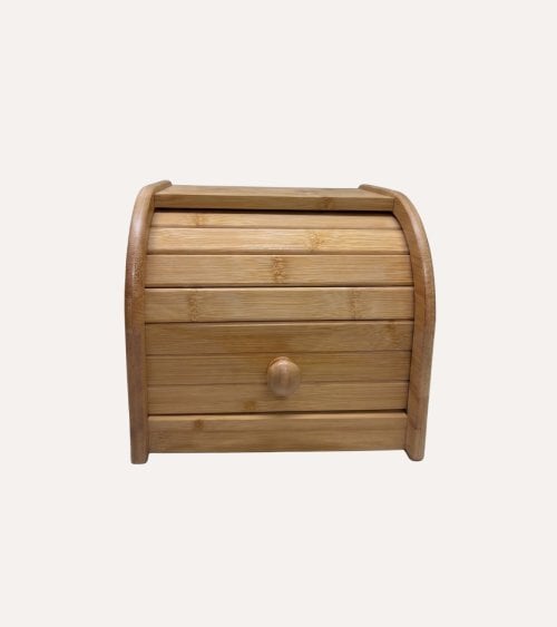 Panera de Bambú con Puerta Corredera