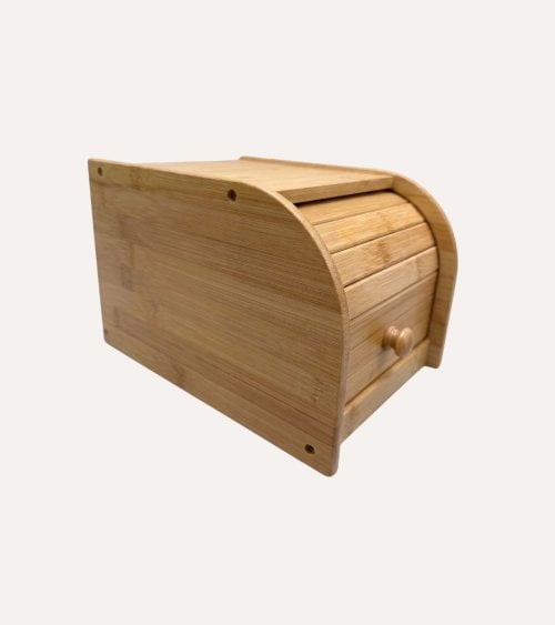 Panera de Bambú con Puerta Corredera