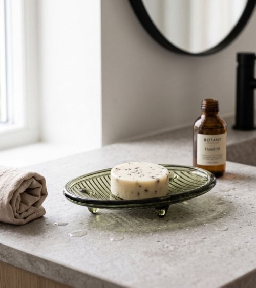 Jabonera para Baño de Cristal