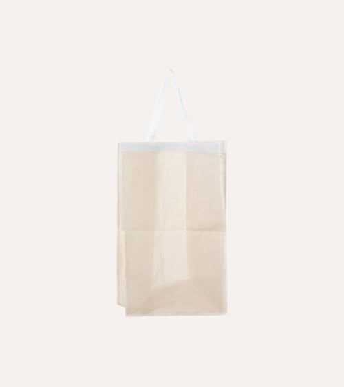 Cesto para Ropa de Bambú con Tapa y Bolsa de Tela