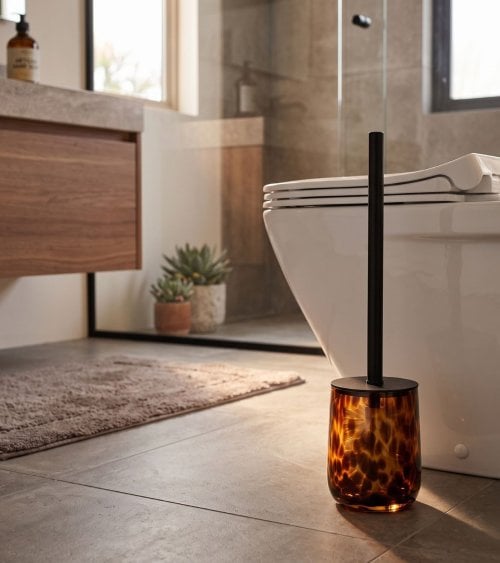 Escobilla de Baño Dotty de Vidrio