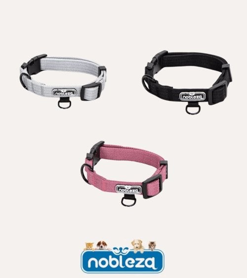 Collar para Animales Trenzado de Doble Capa de Poliéster
