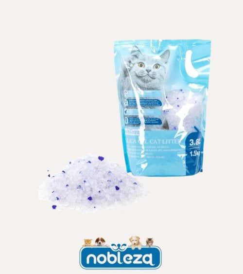 Arena de Sílice para Gatos de Silicona