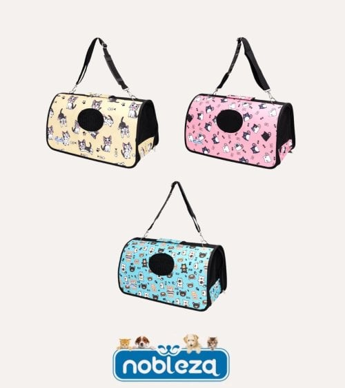 Bolsa Transportín con Símbolos de Animales para Mascotas
