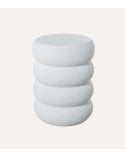 Mesa Auxiliar Bubbles Estilo Cemento de Fibra de Vidrio