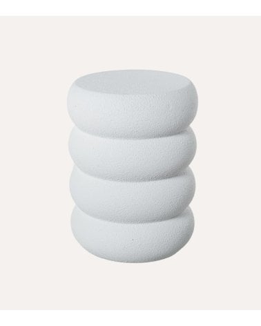 Mesa Auxiliar Bubbles Estilo Cemento de Fibra de Vidrio