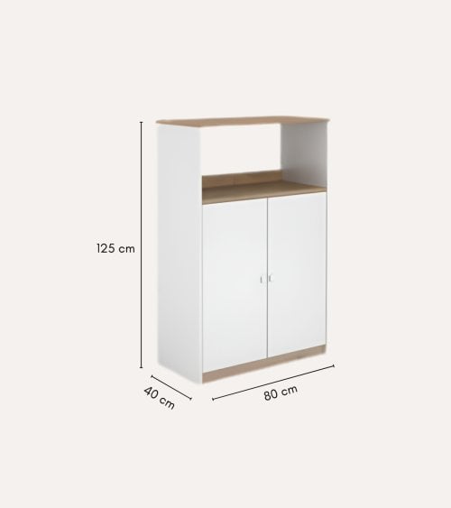 Mueble Auxiliar Estilo Buffet 2P de Melamina