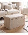 Puff Ottoman Rectangular de Poliéster