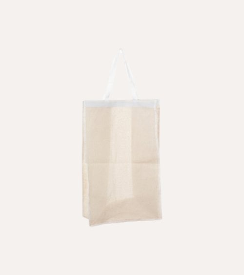 Cesto para Ropa de Bambú con Tapa y 2 Bolsas de Tela