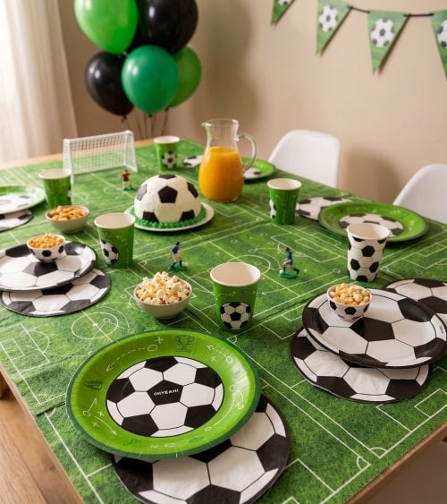 Set de 20 Servilletas Campo de Fútbol de Papel