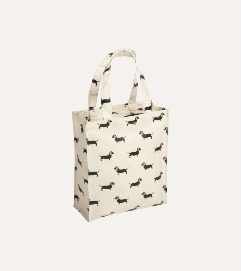 Bolsa Waterproof Teckel con Cremallera de Algodón y Plástico