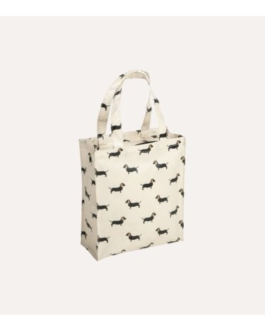 Bolsa Waterproof Teckel con Cremallera de Algodón y Plástico