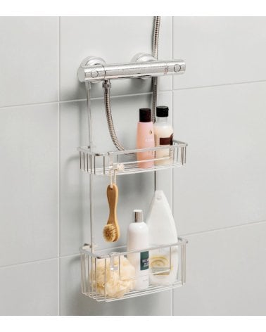 Estante de Aluminio para Ducha de 2 Niveles