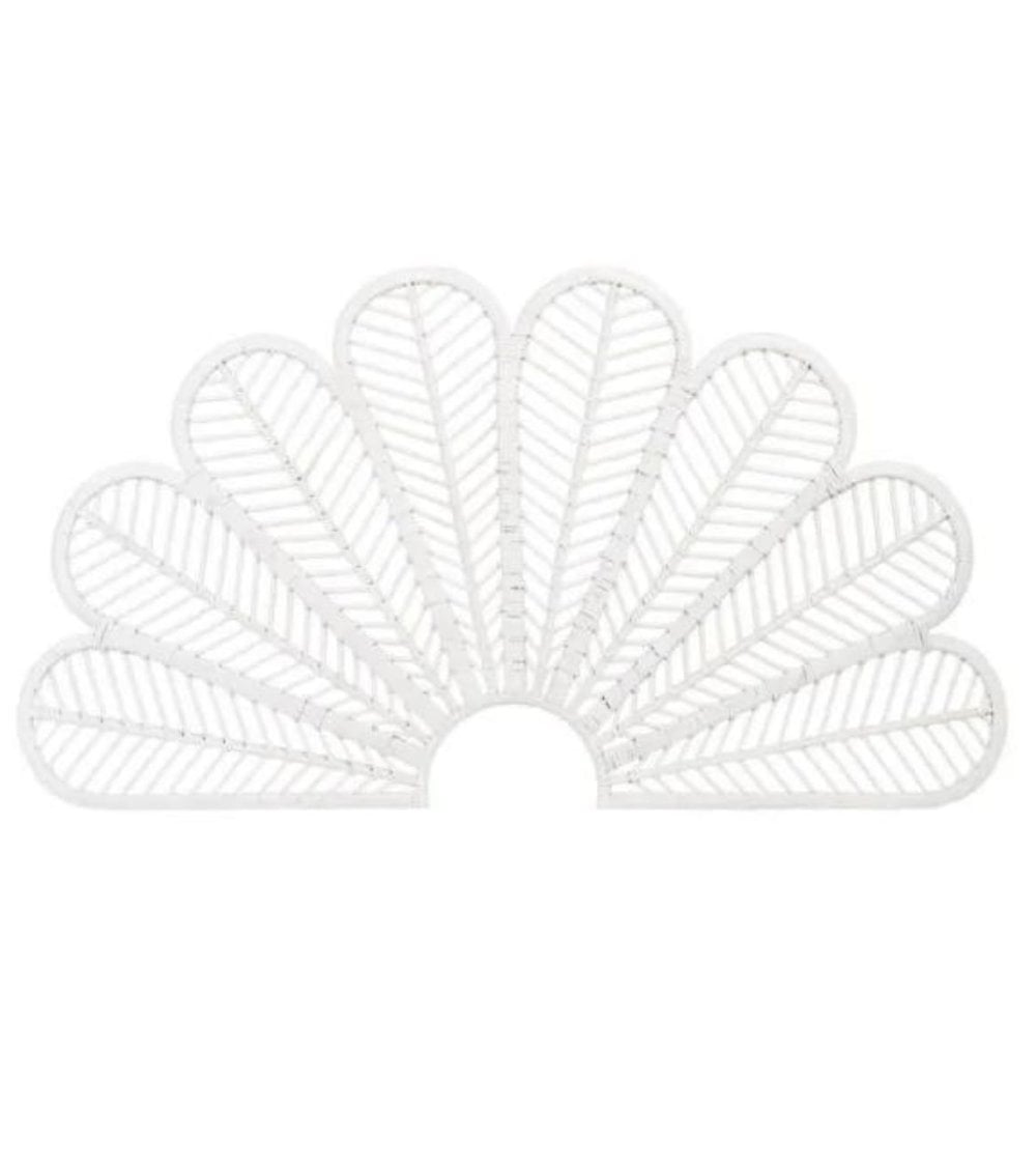 Cabecero de Ratán Flor