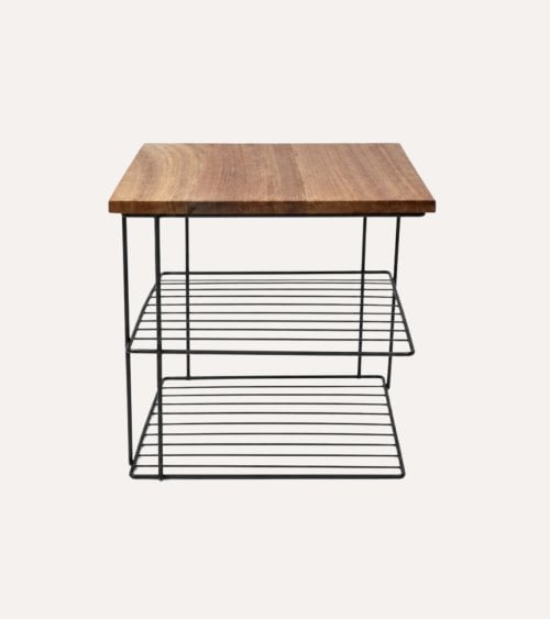 Estante Organizador para Cocina de Hierro y Madera