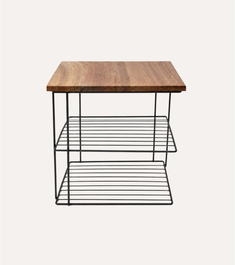 Estante Organizador para Cocina de Hierro y Madera