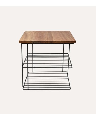 Estante Organizador para Cocina de Hierro y Madera