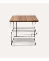 Estante Organizador para Cocina de Hierro y Madera