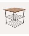 Estante Organizador para Cocina de Hierro y Madera
