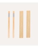 Set de 4 Palillos y 2 Esterillas para Sushi de Bambú