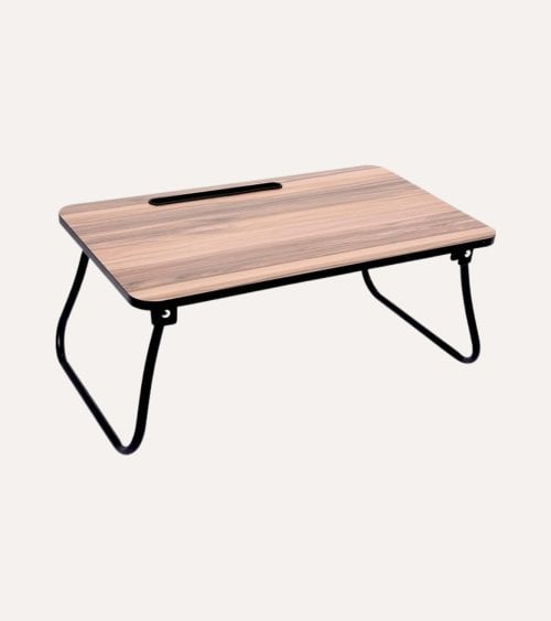 Mesa Portátil Rústica Plegable para Cama