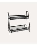 Estante Organizador con 2 Niveles para Cocina de Hierro