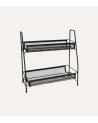 Estante Organizador con 2 Niveles para Cocina de Hierro