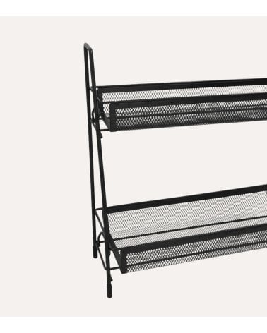 Estante Organizador con 2 Niveles para Cocina de Hierro