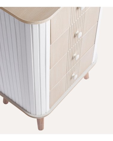 Cómoda Vesly con 4 Cajones de MDF
