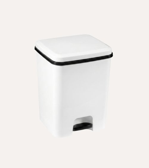 Cubo de Basura Dúo con Pedal de Plástico