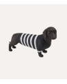 Figura Decorativa Perro Salchicha de Resina