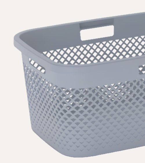Cesta Pure Rectangular para Colada de Plástico