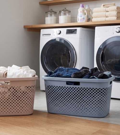 Cesta Pure Rectangular para Colada de Plástico
