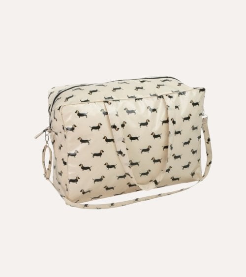 Bolsa de Viaje Waterproof Perro Salchicha de Algodón y Plástico
