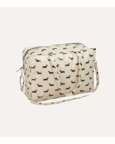 Bolsa de Viaje Waterproof Perro Salchicha de Algodón y Plástico