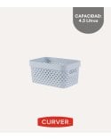 Cesta con Asas Pure de Plástico