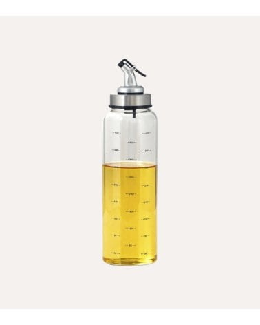 Botella Aceitera Antigoteo con Medidor de Borosilicato