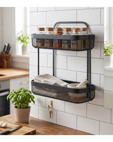 Estante Organizador Mayaj para Cocina con 2 Niveles de Acero