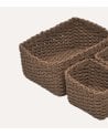 Set de 3 Cestas Rectangulares de Papel