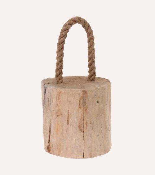 Tope de Puerta Tronco de Madera