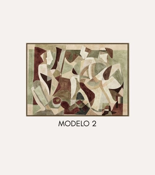 Cuadro Lienzo Abstracto Geométrico