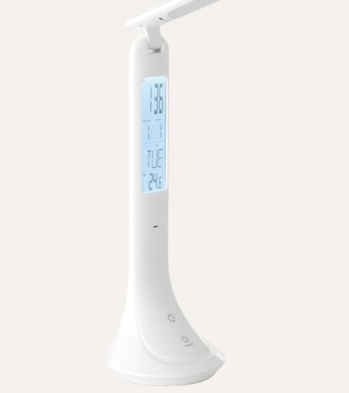 Flexo LED Coluccia con Reloj Digital de Plástico