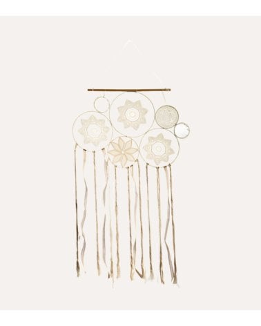 Decoración de Pared Atrapasueños Lilia de Algodón